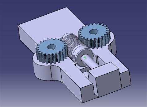 How To Make A Connection With Two Worm Gears On Catia V5 Grabcad