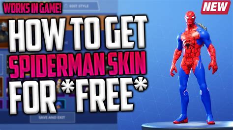 Use our latest free fortnite skins generator to get skin venom, skin galaxy pack,skin ninja, skin aura. How to get SPIDERMAN SKIN in Fortnite for FREE (WORKS IN ...