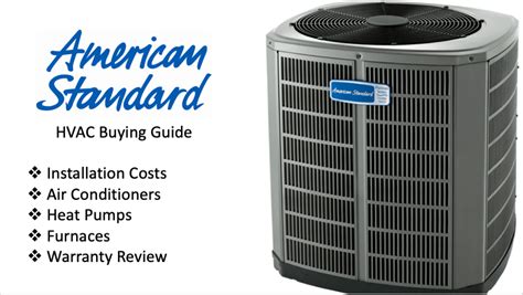 American Standard Air Conditioners Buying Guide Modernize