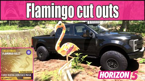 forza horizon 5 flamingo falls collectibles smash 10 flamingo cut outs near cascadas de aqua