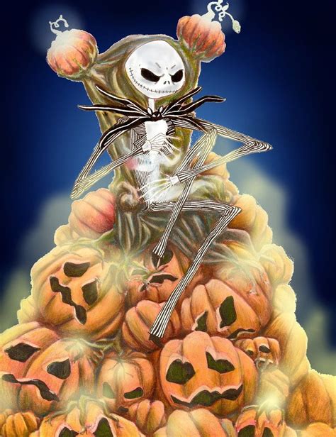 The Pumpkin King Nightmare Before Christmas Drawings Sally Nightmare
