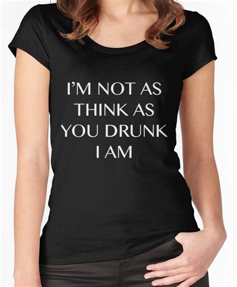 Dont Threaten Me With A Good Time Fitted Scoop T Shirt By Whitelaw