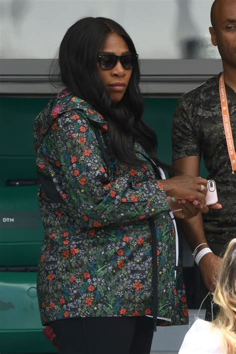 Pregnant Serena Williams At 2017 French Open At Roland Garros In Paris 05312017 Hawtcelebs