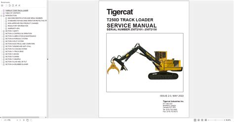 Tigercat Loader Operator Service Manuals Pdf