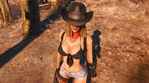 Cowgirl Scarlett Relaxation At Fallout 4 Nexus Mods And Community