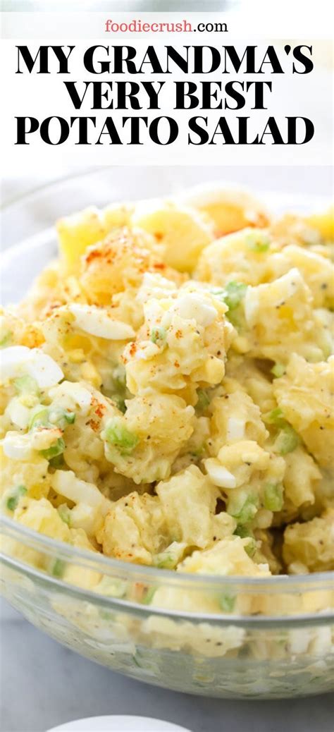 We simmer potatoes whole in salted water when making potato salad. HOW TO MAKE THE Best POTATO SALAD | foodiecrush.com ...