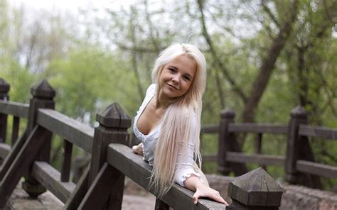 3840x800px Free Download Hd Wallpaper Blonde Cleavage Hair Katerina Kozlova Long Hair