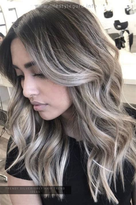 Pin By Sorphorn Keo Mam On Hair In Ash Blonde Hair Colour Balayage Hair Ash Balayage Hair