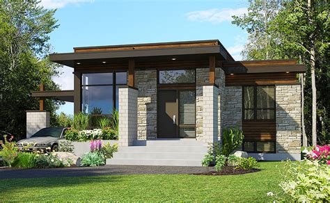 Compact Modern House Plan 90262pd Architectural