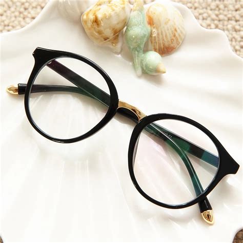 buy 2016 high korean quality women glasses frame men retro literature clear