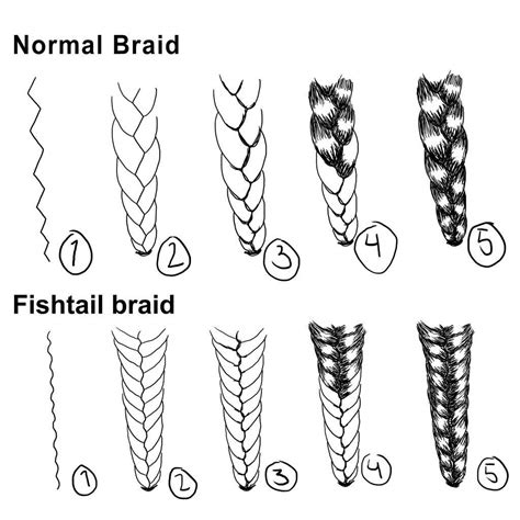 We'll go over the basics of braiding and put in some practice. Tutorial, step by step braid and fishtail braid⬇️ | Art Amino
