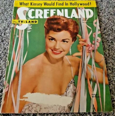 vintage magazine screenland jan 1953 cover esther williams 5 00 picclick