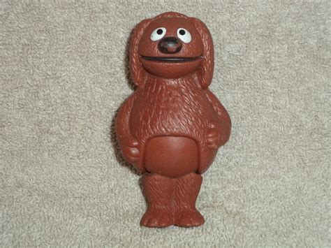 Vtg Muppets Rowlf Dog Movable Plastic Figure Toy Puppet 1978 The