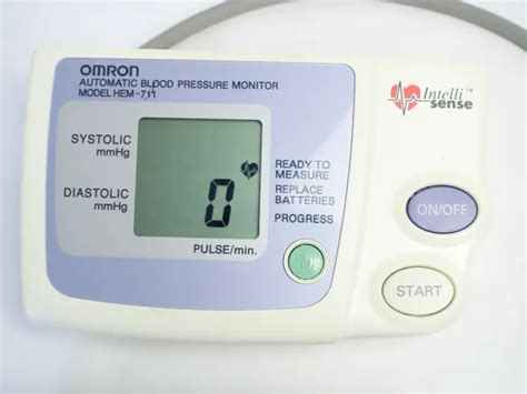 Omron Automatic Blood Pressure Monitor Arm Cuff Model Hem 711 Tested