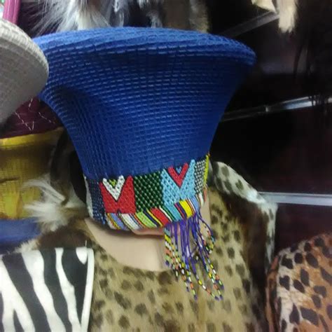 Large Zulu Hat African Hat Isicholo African Bucket Hat Etsy