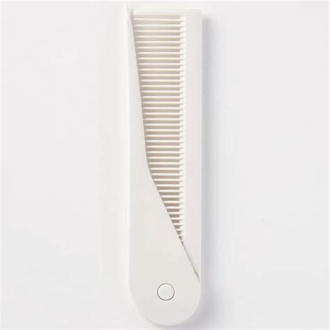 Muji Japan Portable Folding Hair Comb Flat Compact Folded