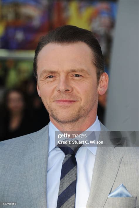 Actor Simon Pegg Attends The Uk Premiere Of Star Trek Into Darkness