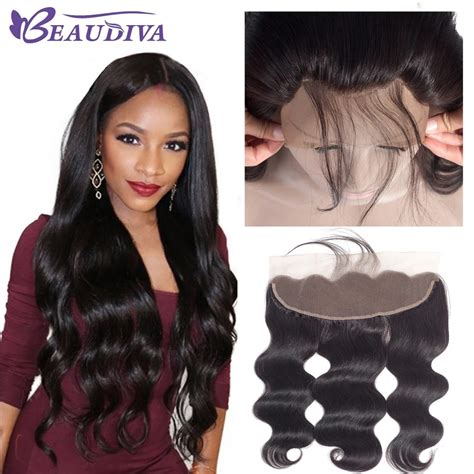 Beaudiva Hair Lace Frontal Closure Brazilian Hair Body Wave 13x4 Free