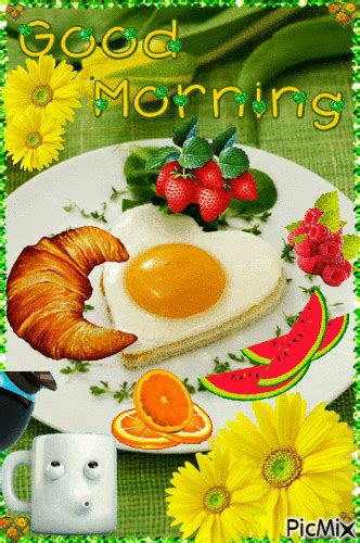 Good Morning Breakfast Animated Quote Pictures Photos And Images For