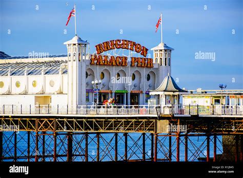 Scenic View Of Brighton Palace Pier One Of The Most Popular Tourist