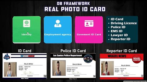 Db Cityhall Fivem Id Card System Real Photo Id Card Youtube