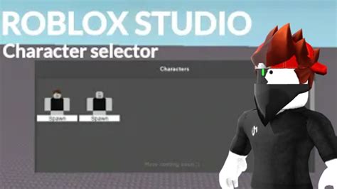 How To Make Character Selector Roblox Studio Youtube