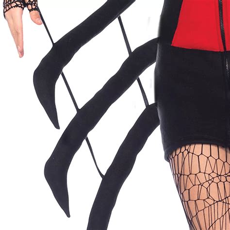 Adult Cozy Black Widow Spider Costume Party City