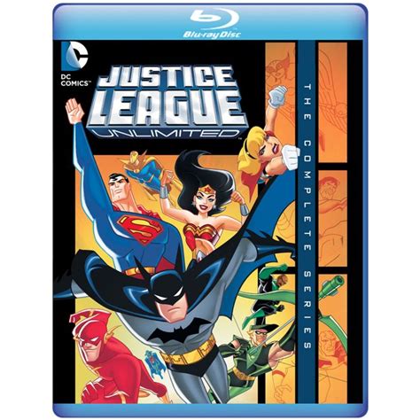 Justice League Unlimited The Complete Series Blu Ray Cover Art And Details