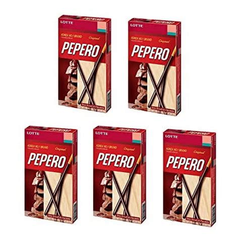LOTTE Pepero Chocolate Sticks 6 Variety Flavors Original Almond