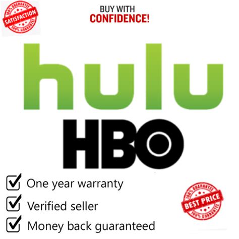 Hulu Premium ⭐ Hbo No Ads 1 Years Fast Delivery Ebay