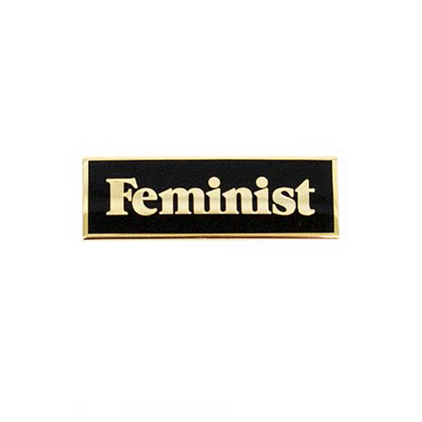 Feminist Enamel Pin Seltzer Goods