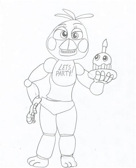Toy Chica F Naf Coloring Coloring Pages