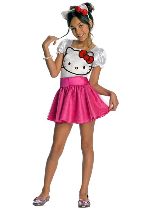 Kids Hello Kitty Costume Cat Halloween Costumes For Kids