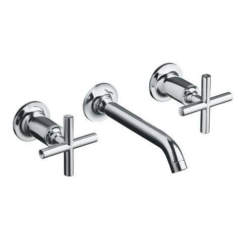Bathing acrylic and enameled cast iron bath. Shop KOHLER Purist Polished Chrome 2-Handle Widespread ...