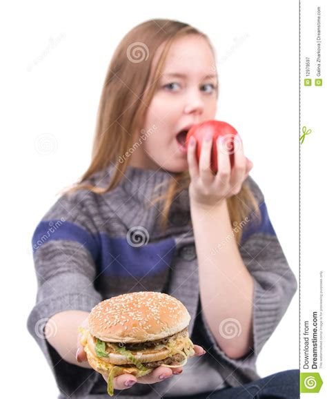 Hungry Girl Royalty Free Stock Photography - Image: 12979597