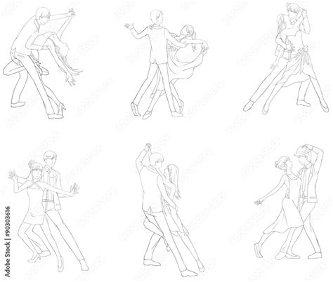 Update 82 Sketch Of Couple Dancing Latest Ineteachers