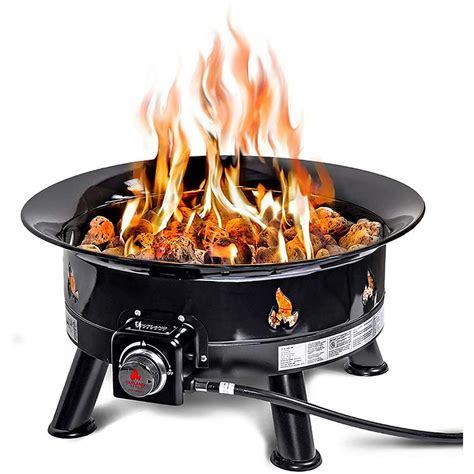 Outland Firebowl 883 Mega Outdoor Propane Gas Fire Pit With Uv And