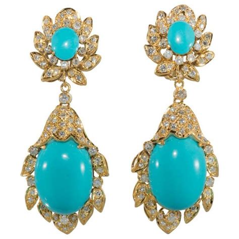 Obsessed With These Vintage Turquoise Earrings From Wayne Smith Jewels