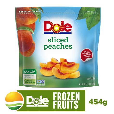 Dole Frozen Sliced Peaches 454g Shopee Singapore