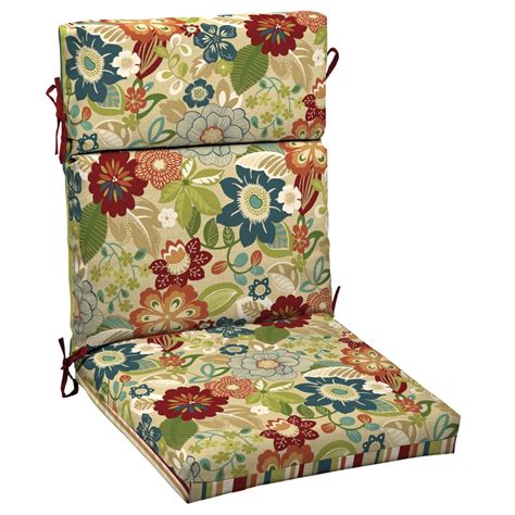 Patio chair cushions , the most important thing is the fabric which you use. Garden Treasures Bloomery Floral Standard Patio Chair ...