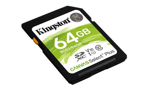 Kingston 64gb Canvas Select Plus Sd Card Sds264gb Pc Circle