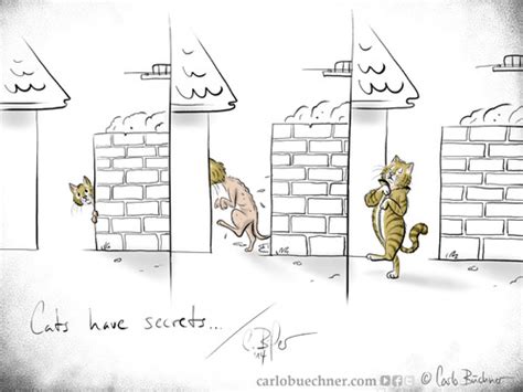Cats Have Secrets By Carlo Büchner Media And Culture Cartoon Toonpool