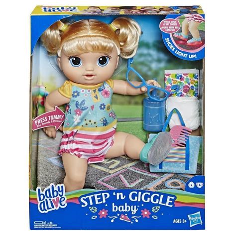 Buy Baby Alive Step N Giggle Baby Blonde Hair Doll Mydeal