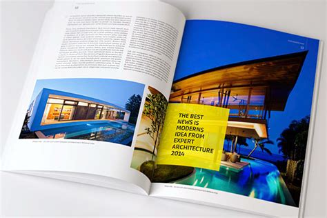 Architecture Magazine Template On Behance