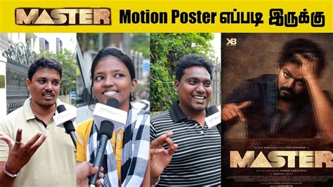 Thalapathy 64 Master First Look Poster Public Reaction Review Fans