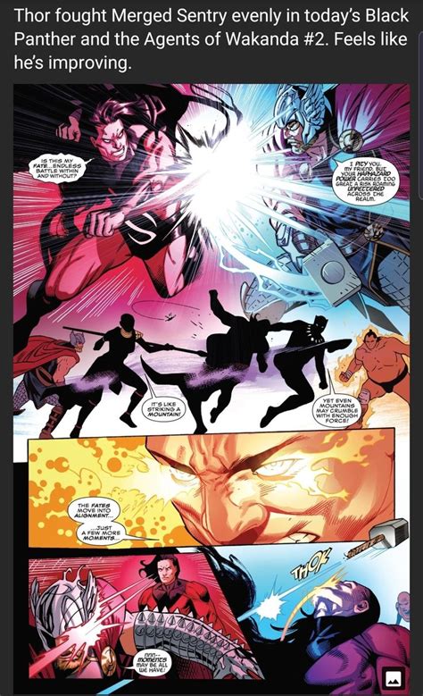 Thor Vs Merged Sentry Marvel Comics Superheroes Superhero Comic