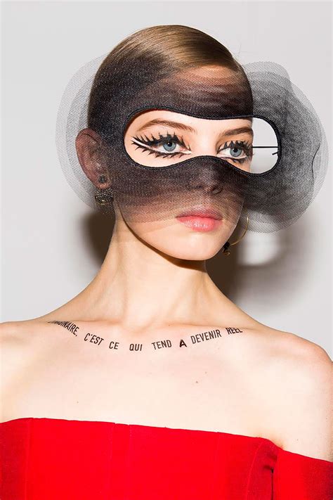 Diors Runway Masks—and The Breathtaking Makeup Beneath Them—are A