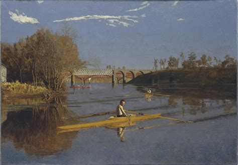 Max Schmitt In A Single Scull Thomas Eakins 1871 Rowing