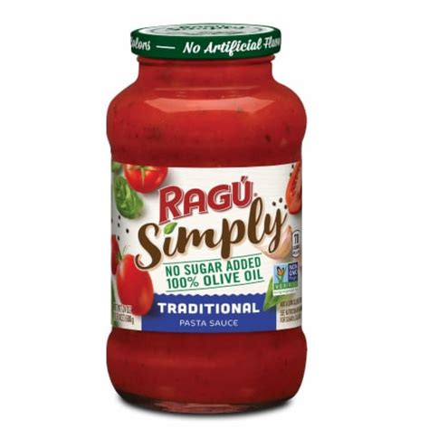 Ragú Simply Traditional Pasta Sauce 24 Oz Pack Of 18 18 Packs