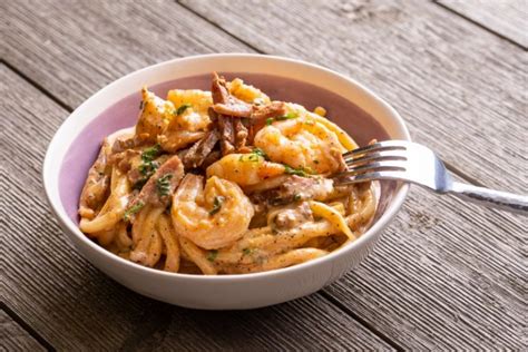 Crawfish Or Shrimp And Tasso In Cream On Pasta Magic Seasoning Blends